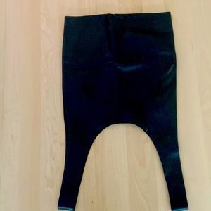 Vintage Baggu natural milled leather bag